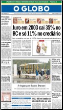 Capa Jornal O Globo Capa Jornal O Globo